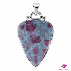Pendentif en Rubis Cyanite et Argent 925