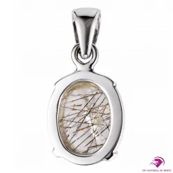 Pendentif en Quartz Tourmaline noire