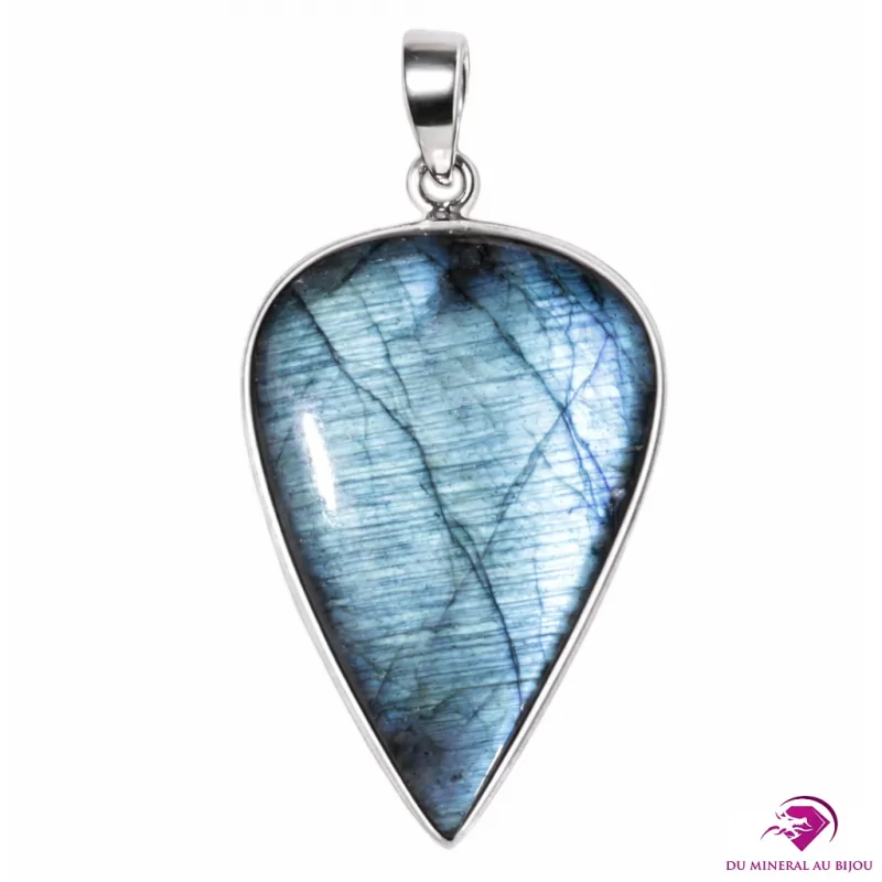 Pendentif en Labradorite et Argent 925 Pendentif en Labradorite et Argent 925