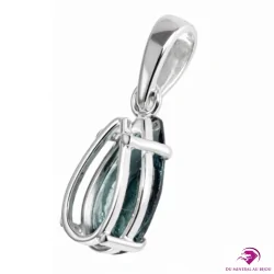 Pendentif Argent en Tourmaline Indicolite (bleue) Pendentif Argent en Tourmaline Indicolite (bleue)