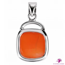 Pendentif en Cornaline, Argent 925