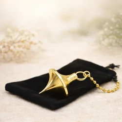 Pendule Doré Argus en Métal (avec pochon)