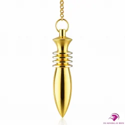 Pendule égyptien "Karnak" en laiton doré