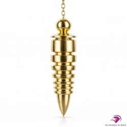 Pendule de télépathie en laiton doré