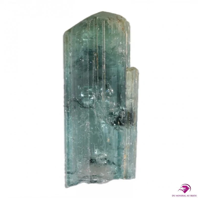Tourmaline Indicolite (Bleue) - Cristal brut - Kunar, Afghanistan - Pièce unique (Réf. TOURB22)