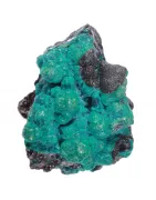 Chrysocolle, vente de minéraux et fragment de roche brute et roulée